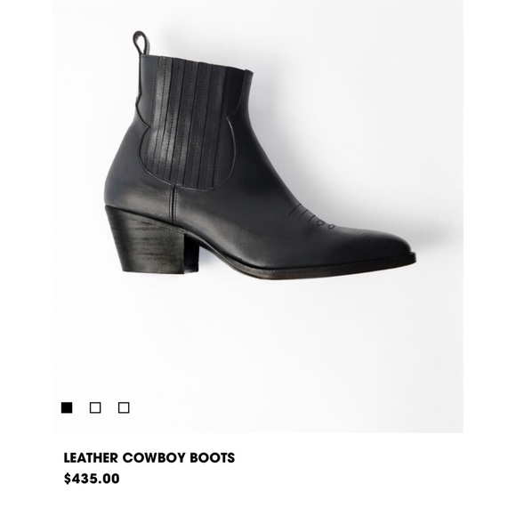 MAJE / Farwest Leather Cowboy Boots - Picture 2 of 8